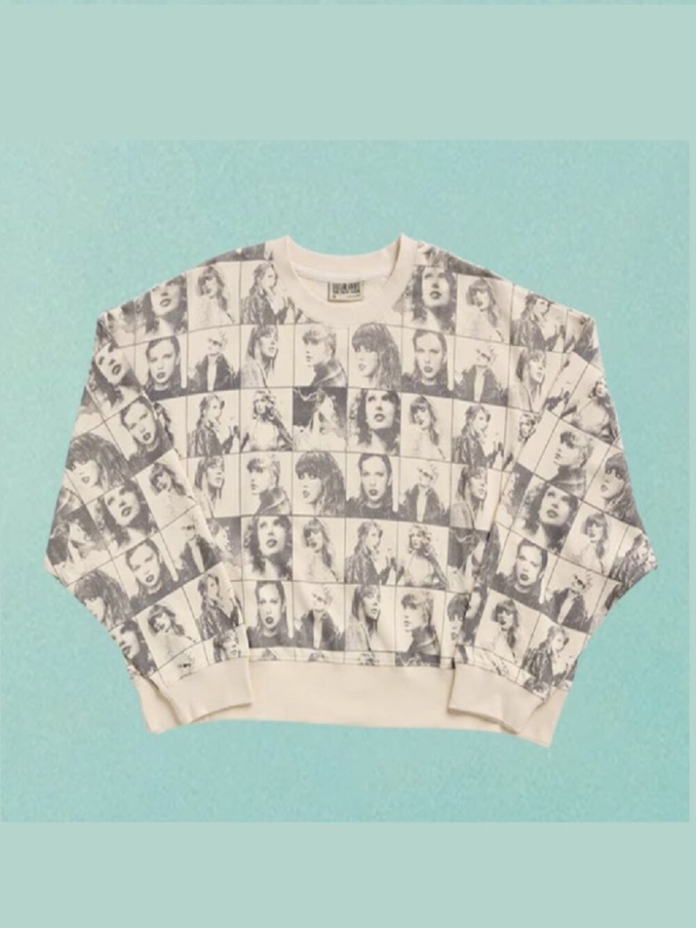 Taylor Swift | The Eras Tour Cropped Beige Pullover